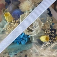 お花を受け取りに　・・・ recieving beautiful preserved flowers