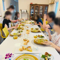 我が家のバジルで料理講習会