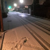 小野市も雪が…