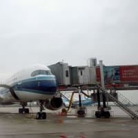 広州白雲から福州長楽へ①　ボーディングbyバスで撮影しまくり