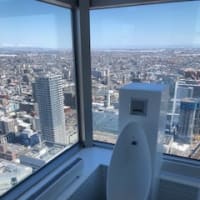 38階、高所恐怖症が震えるトイレ