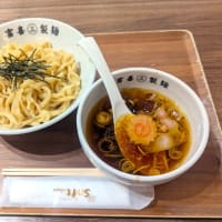 富喜製麺サクラマチ店＠熊本　豚鶏を使わない純魚介系！桜町限定【つけそば】はさっぱり旨みたっぷりつけ麺！