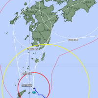 台風接近中