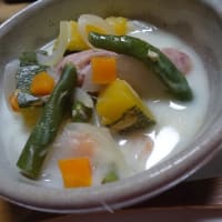 フルーツゼリーと野菜たっぷり野菜シチュー