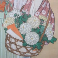 リメイク　花がたみ　寺崎廣業筆　明治40年（1907年）頃　その２９