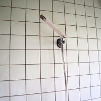 シャワーのホースとヘッドを交換しました。
