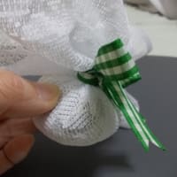 お茶の葉のその後・・・てるてる坊主？に見えちゃうでしょうか。。。(2012-04-17)