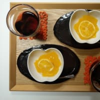 楕円形のペッタンコお皿(2枚組)　【作品1】
