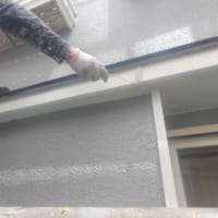 塗装工事川越市木製玄関ドア剥離塗装屋根修理塗装を施工しました