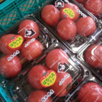 熊本トマトに、くまモン
