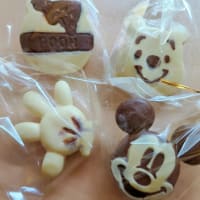 チョコがけのマドレーヌ