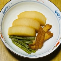 たまには晩ご飯を・・・「アサリとブロッコリーのパスタ」セットと「焼き鮭」定食)^o^(