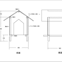 犬小屋の設計図 徒然なるままに 犬小屋の設計図 徒然なるままに