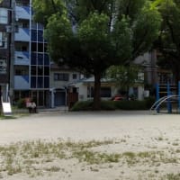新阿波座公園　猛暑
