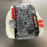 汁なし麻辛麺 & かつ丼のおむすび @ セブンイレブン