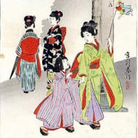 宮川春汀　子供風俗　4