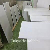 作り付けの収納棚を白く甦らせよう！③
