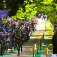 大荒比古神社の流鏑馬