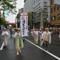 演舞台でのたますだれ