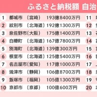 ふるさと納税：2023年度、全国の自治体に寄付された総額は1兆1100億円余りで、初めて1兆円を超えました。