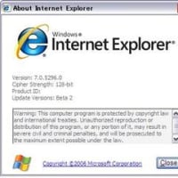 Internet Explorer 7 (Beta 2)　～Winユーザ向け～