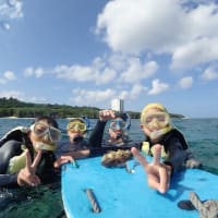 瀬底島でファンダイブとシュノーケリング