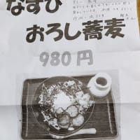 なすびおろし蕎麦