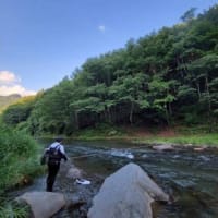 神流川「上野村」エアロドライバー85で釣る！！