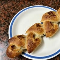 パンとスイカで大満足のランチ