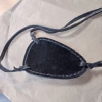黒革アイパッチ３個、お届けしました。