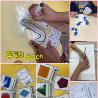 英語lesson　shapes！