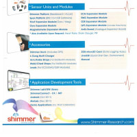 Shimmer 社多種類　マイクロセンサ