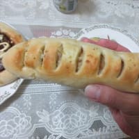 男の料理 「四種の総菜パン(フランクフルト・エビフライ・コロッケ・ハンバーグ)」