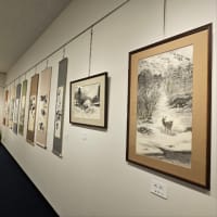 「墨色の会」水墨画展　開催中です
