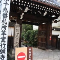 京都散策、西国観音札所を参拝