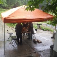 クルミの皮剥ぎ，楮の皮叩き他