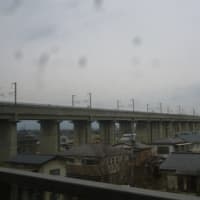 車の中からの東北本線、東北新幹線　２