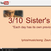 3/11 SONG  "Sister's Call: Each day has its own previous day" The truth behind 3/11