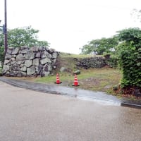 中津城 豊前　絵図を参照して門跡を見学する　東海古城研究会の見学会で訪れました