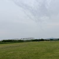 庄川の朝風景