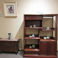 「-種子島無比-　池田 省吾 陶展」会場奥風景