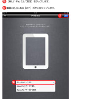 iPad2ですべてのコンテンツと設定の消去を実行してみました。