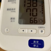 今朝の血圧