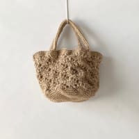 模様編みのbag