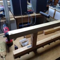 カウンターテーブルの脚の作成、その2・・・・。