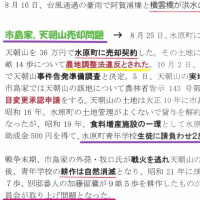 「大地主・市島邸の物語　73」　市島家の天朝山売却問題・農地改革・市島家の米倉売却　1947年