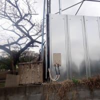 資材置き場（空き地）に電気を引く工事　埼玉県春日部市
