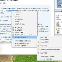 エッジで右クリックしてGoogle検索