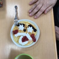 父の日のホットケーキ