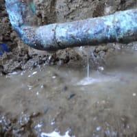 先日の漏水の一コマ